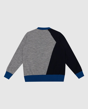 Stefano Ricci Children's gray woolen jumper KY02027G01Y19415