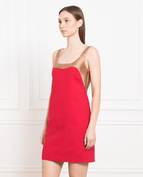 Valentino Red dress made of wool and silk 2B0VA3R01CF