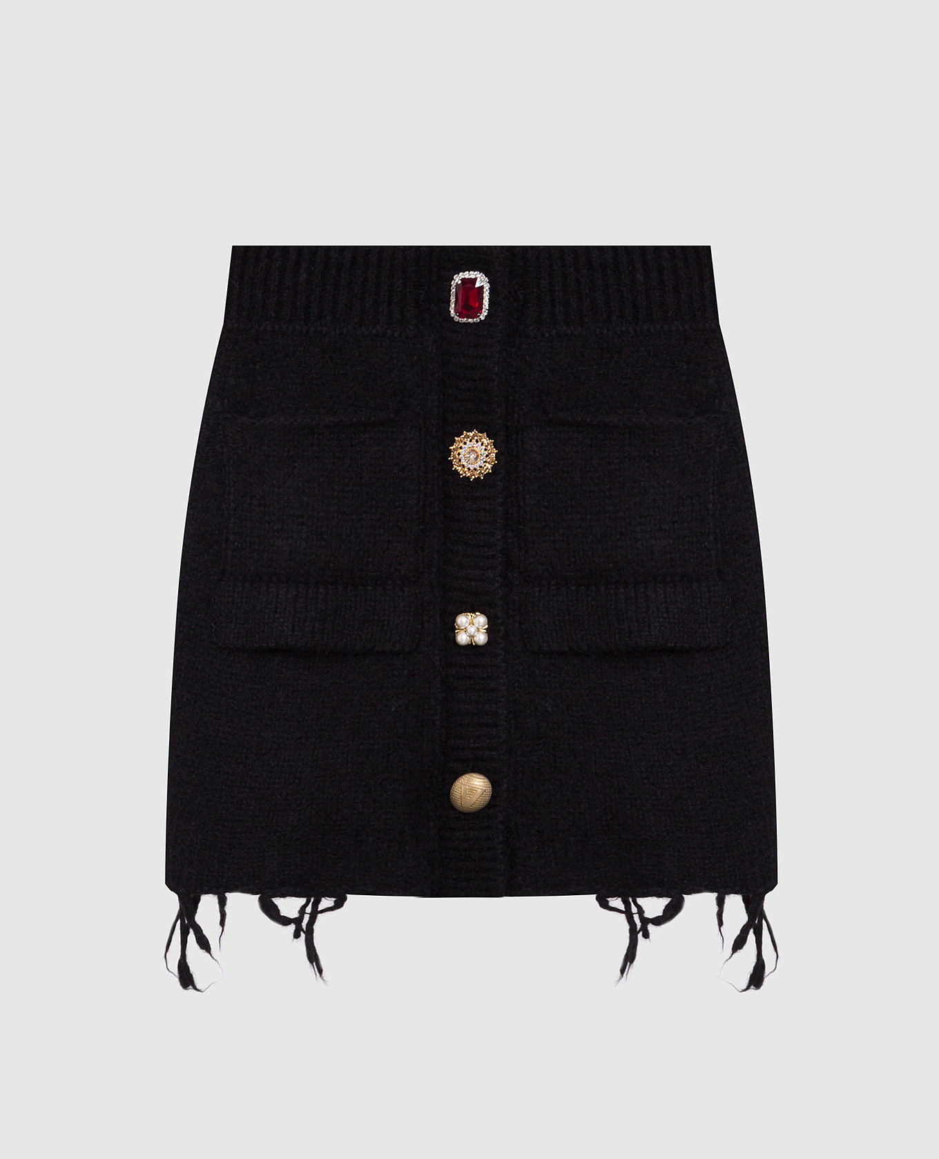 

Black mini skirt with crystals Vetements