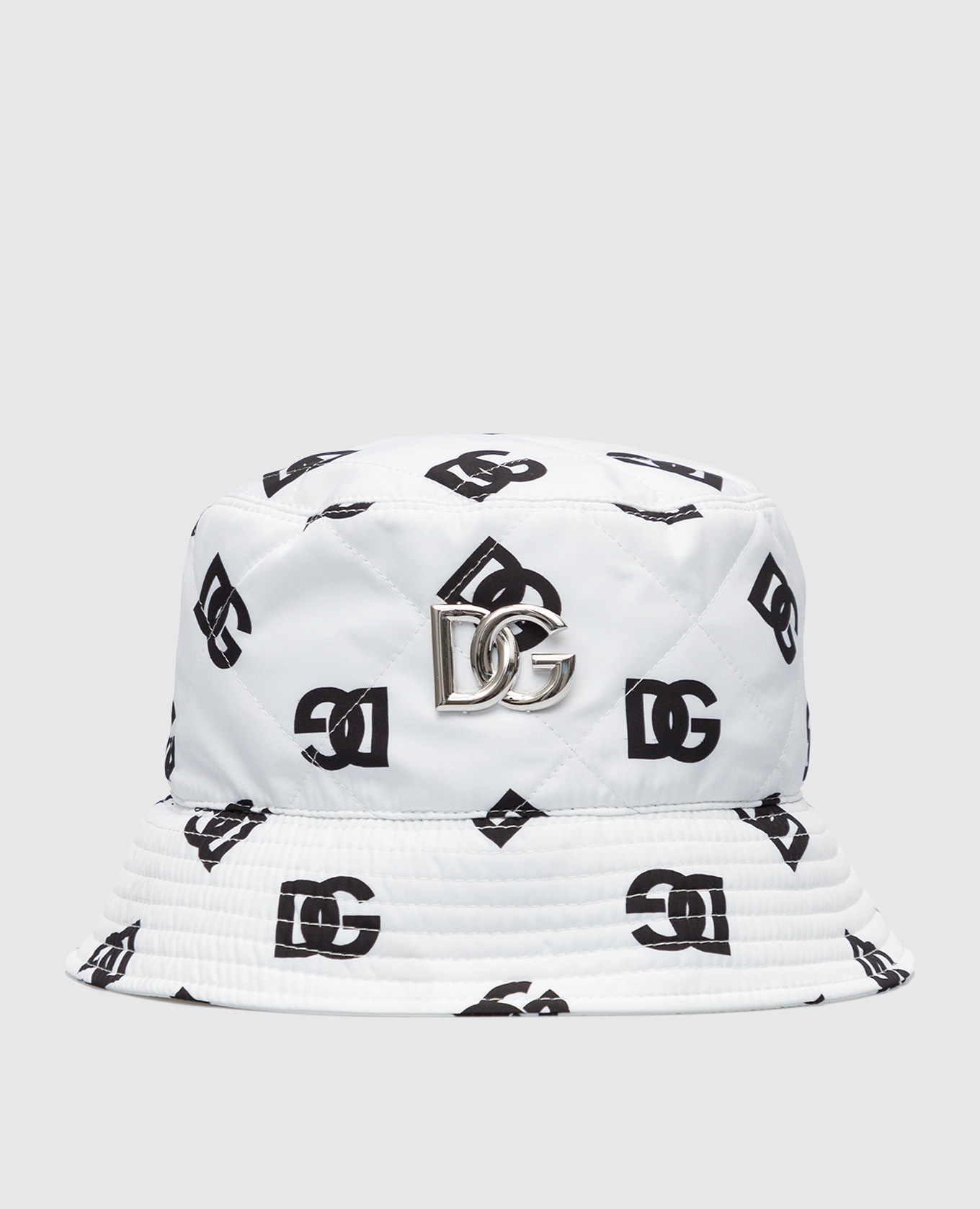 

White panama with contrasting logo Dolce&Gabbana