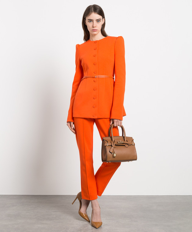 Max mara orange coat best sale