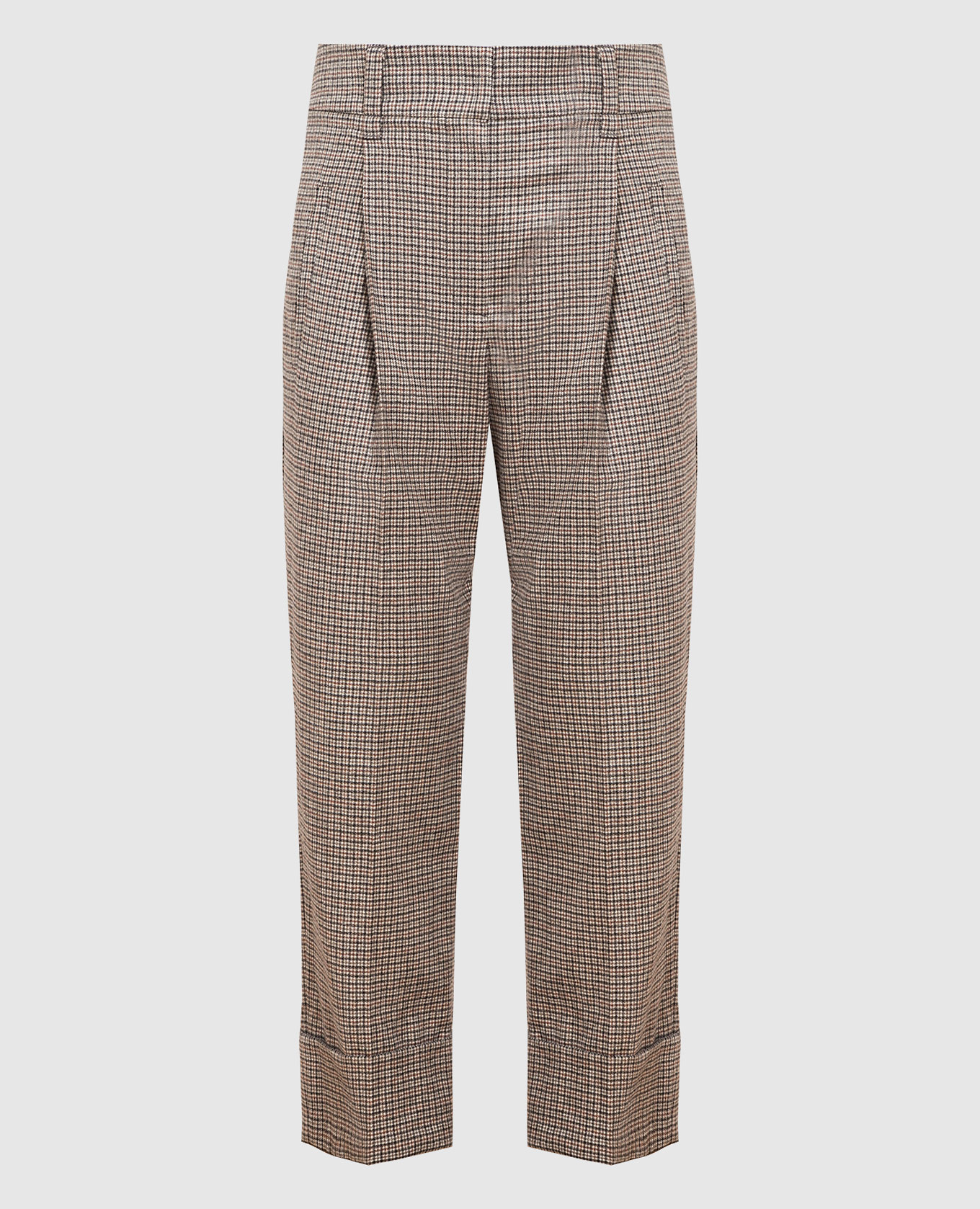 

Wool and cashmere tweed trousers Brunello Cucinelli, Grey