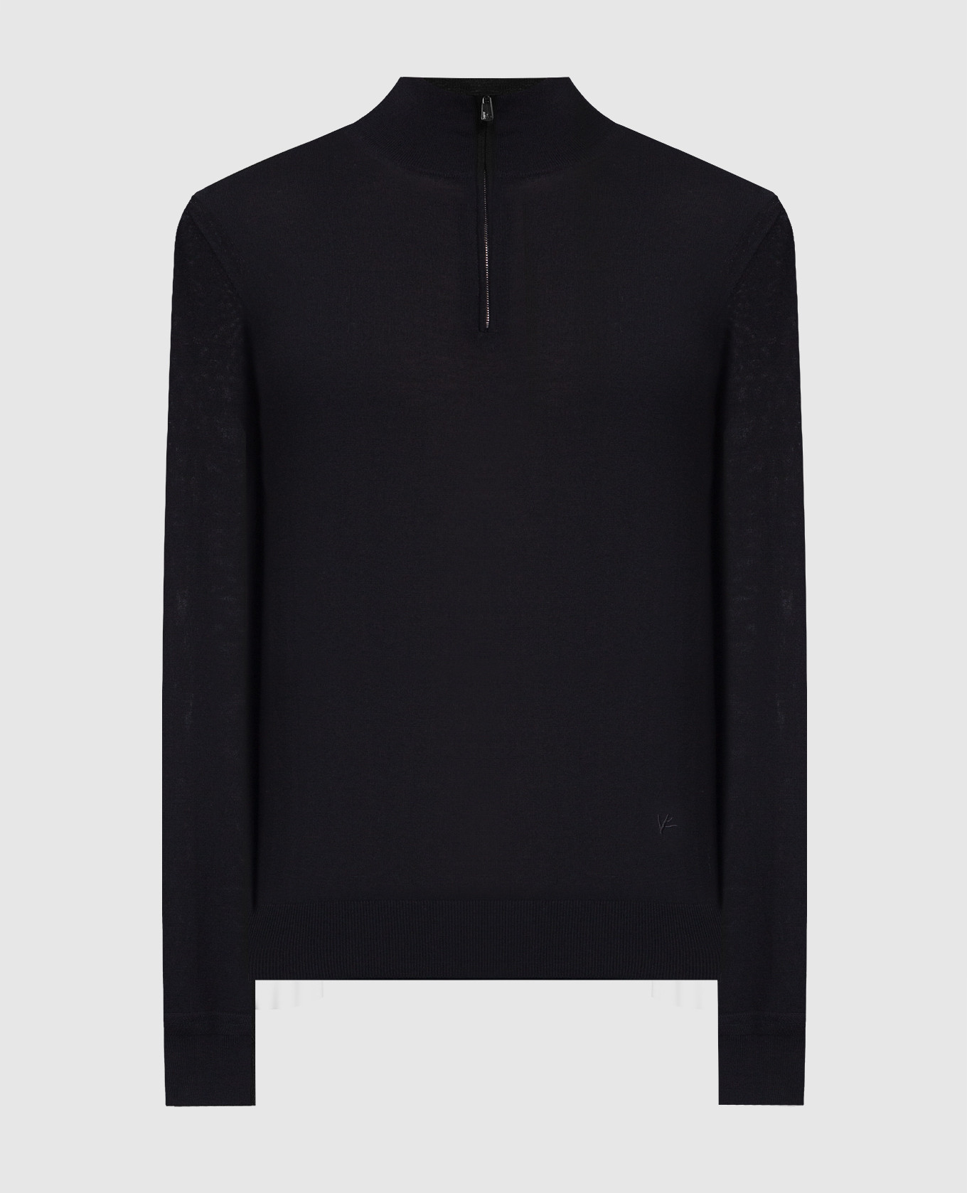 

Black woolen jumper ISAIA