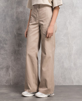 Palm Angels Brown pants PWCA105S23FAB001
