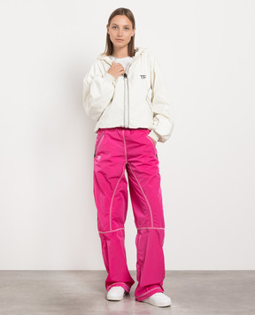 Tom Ford Pink logo pants PAW515FAX1027