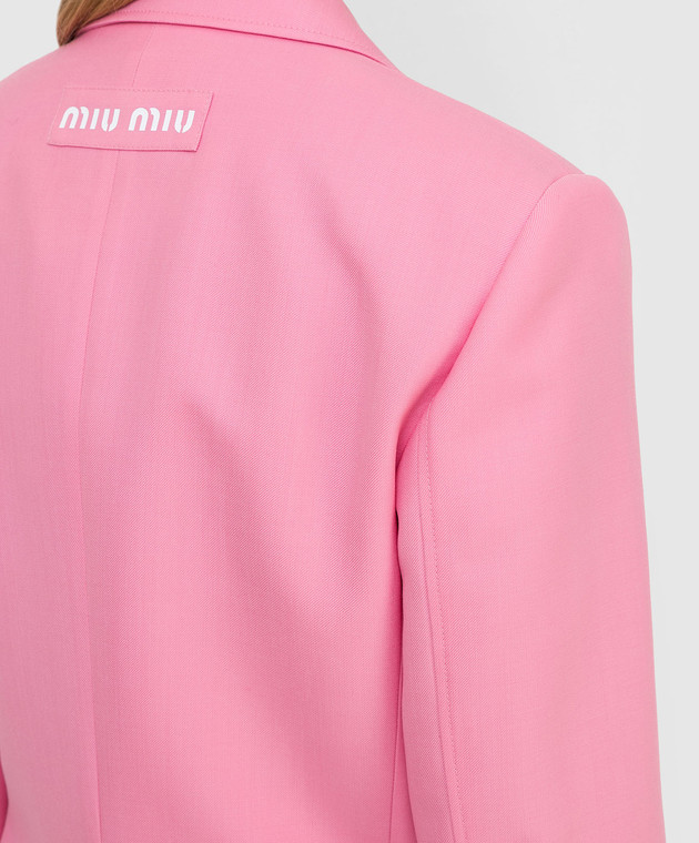 Miu Miu - Pink wool jacket MH170110DJ - shop with European