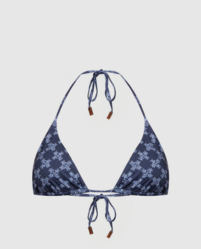 Vilebrequin Blue bra from VBQ MONOGRAM swimsuit FLEC4H23