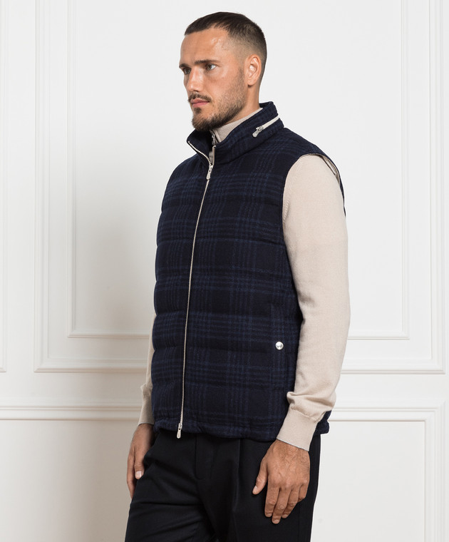 Brunello Cucinelli Plaid Vest online Made In Italy