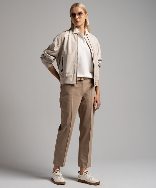 BRUNELLO CUCINELLI ポロ M BRUNELLO CUCINELLI 825$ Lightweight Polo Shirt - Cotton Knit