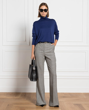 John Smedley Blue Mallery wool golf MALLERY