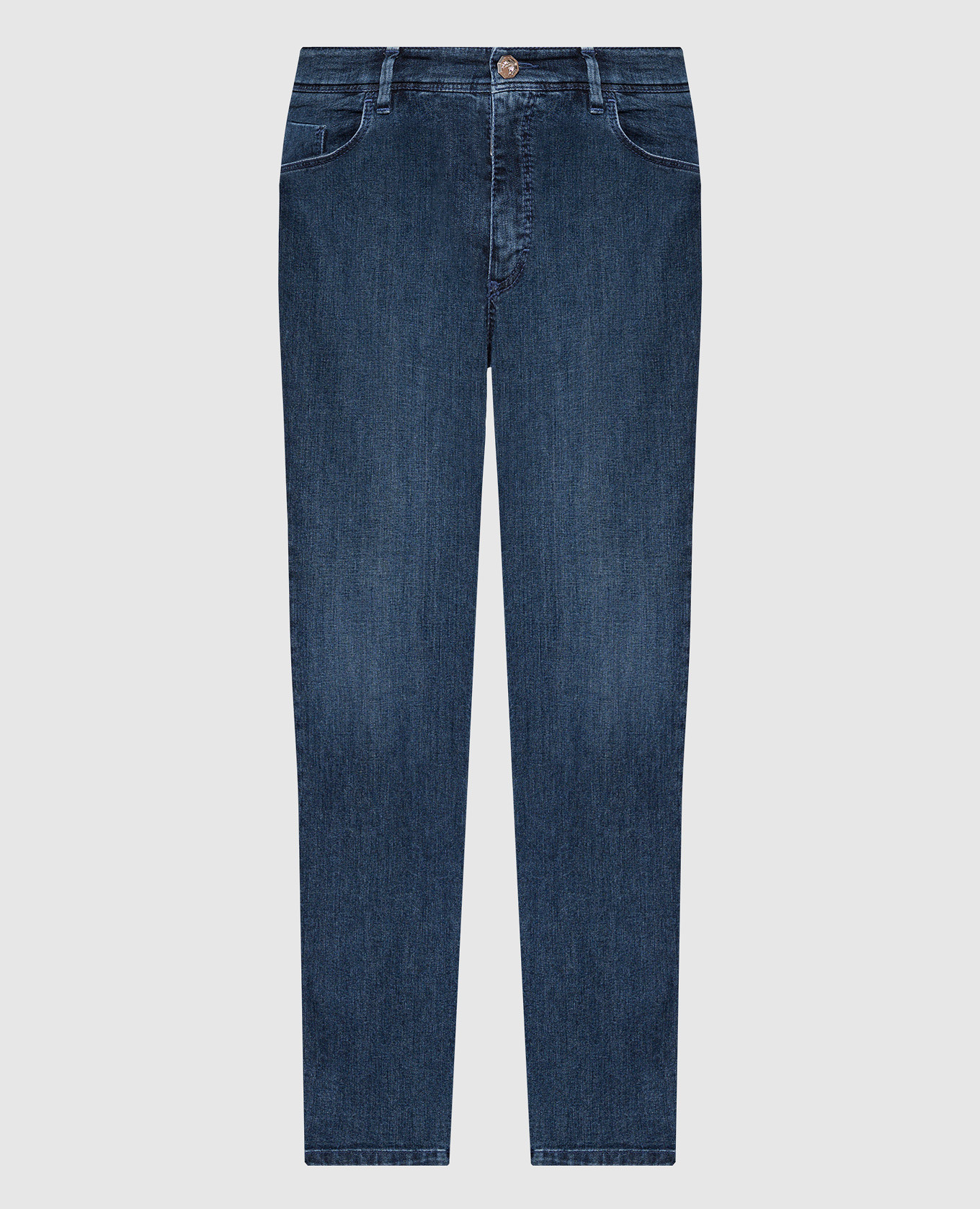 

Blue jeans with embroidery Stefano Ricci