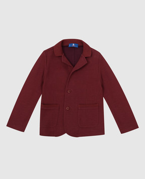 Stefano Ricci Children's burgundy blazer KY01012J02Y19496