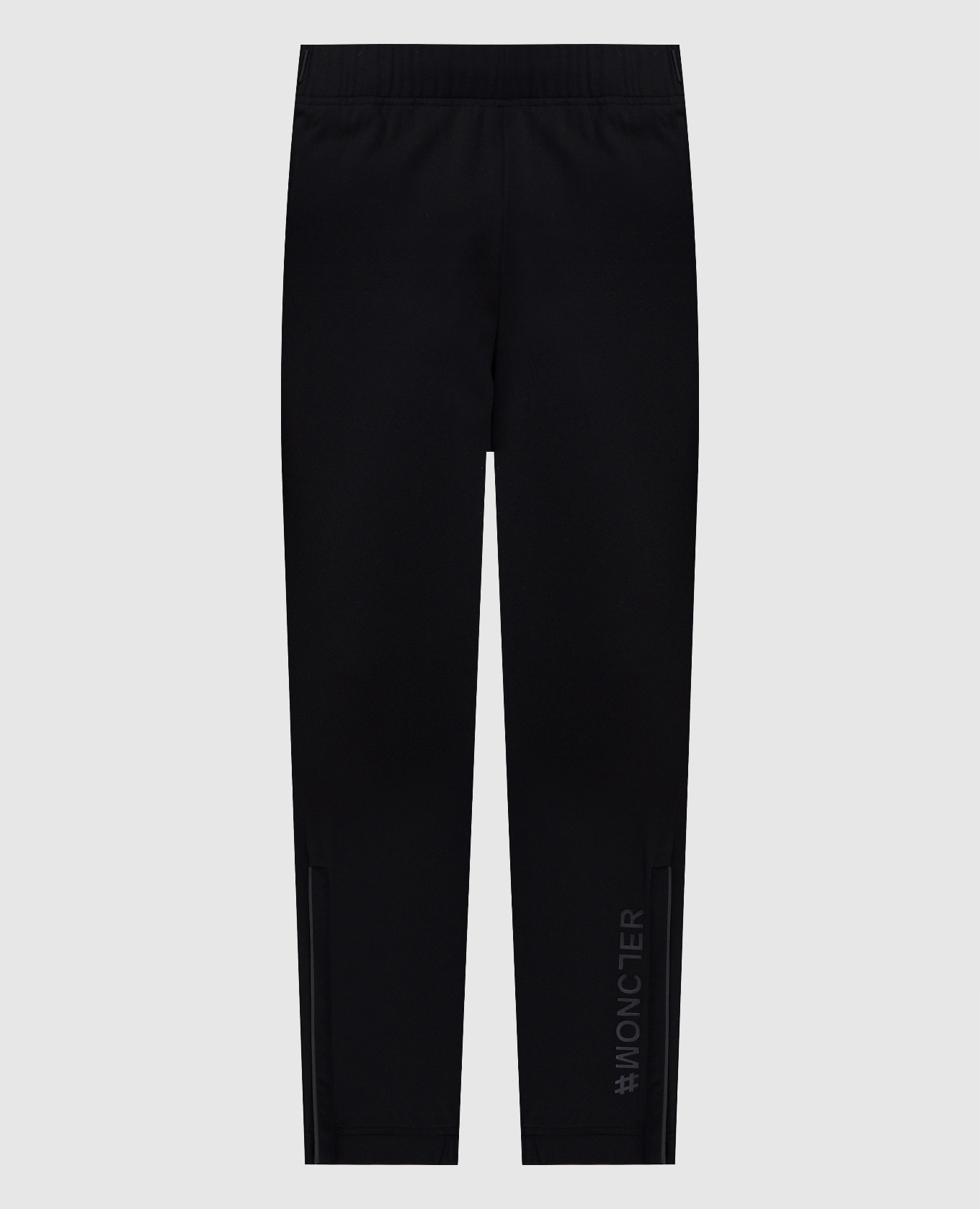 

Black pants with logo Moncler Grenoble, Черный
