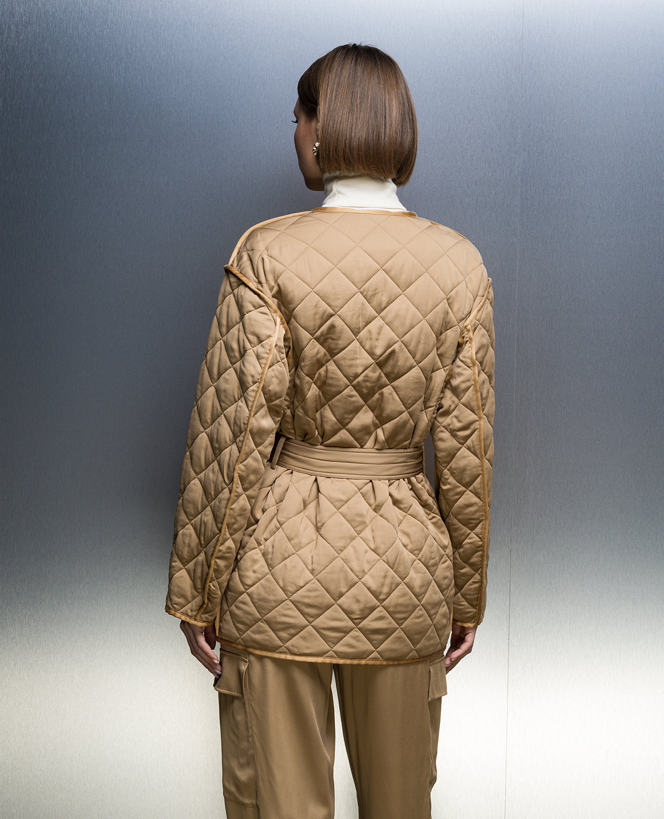 Jebb Brown Quilted Jacket JOSEPH 4