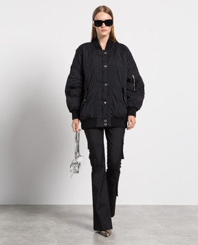 Philosophy di Lorenzo Serafini Black flared pants A03135724