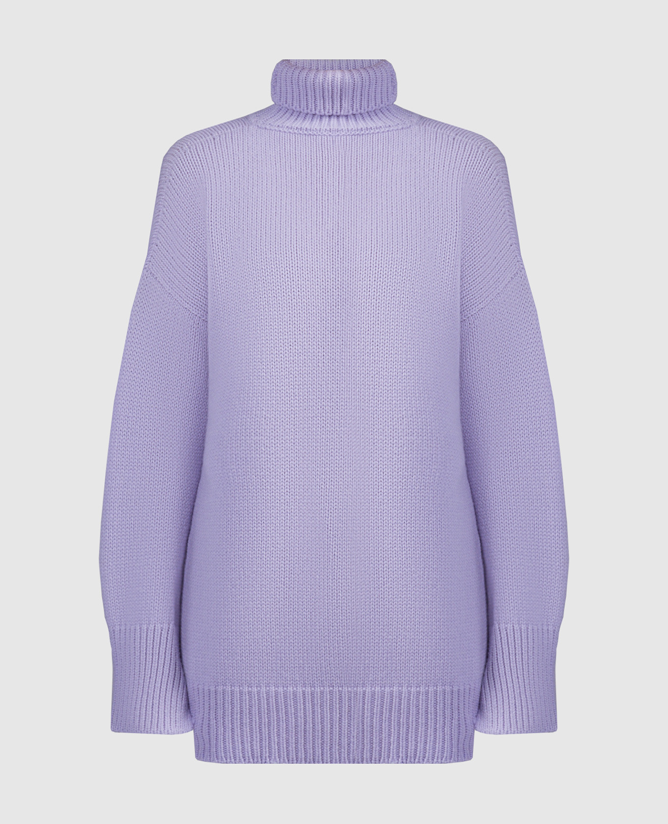 

Purple wool and cashmere sweater ANNECLAIRE, Violet