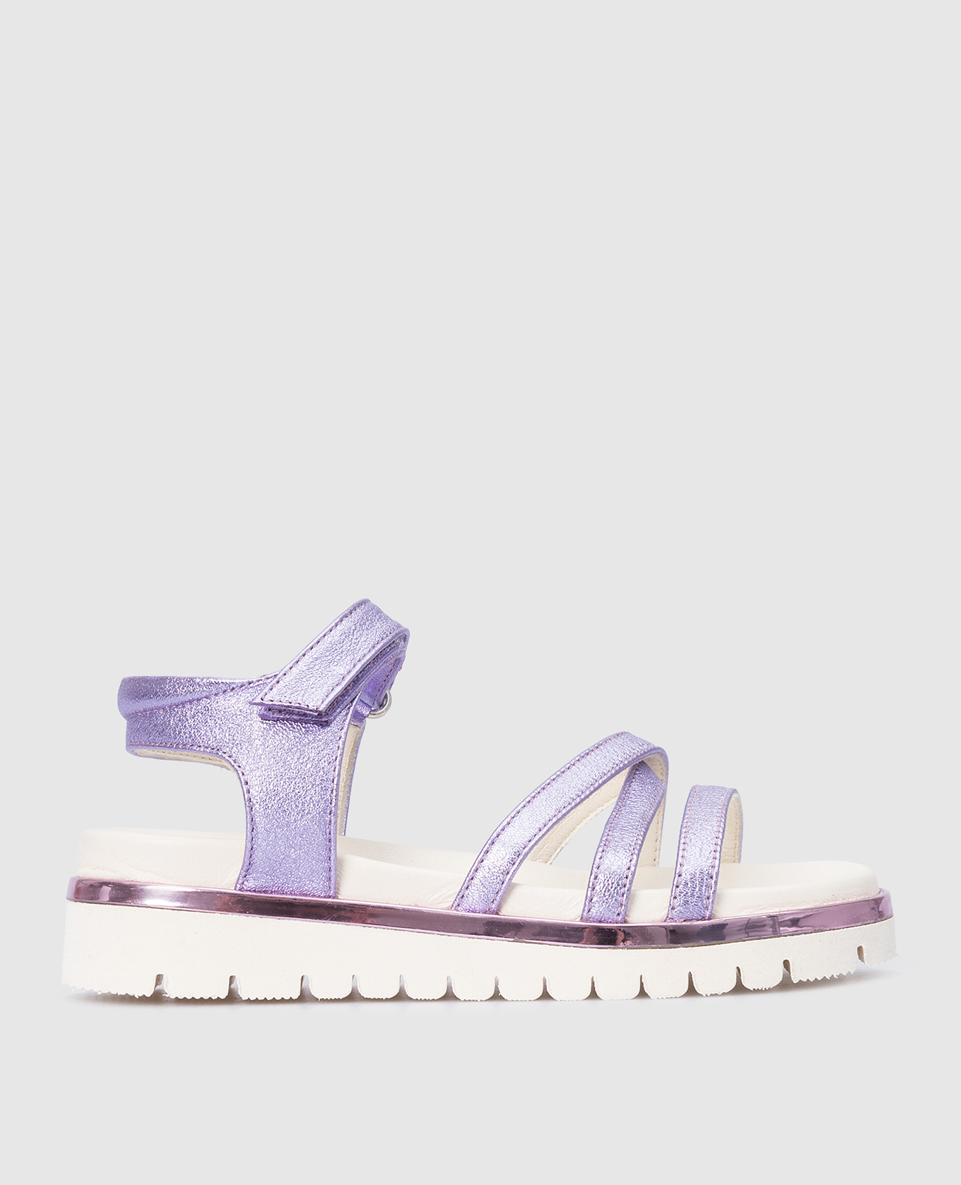 Children's leather sandals zecchino d'oro