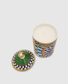Dolce&Gabbana Jasmine scented candle in a porcelain candle holder TCC113TCAHZ