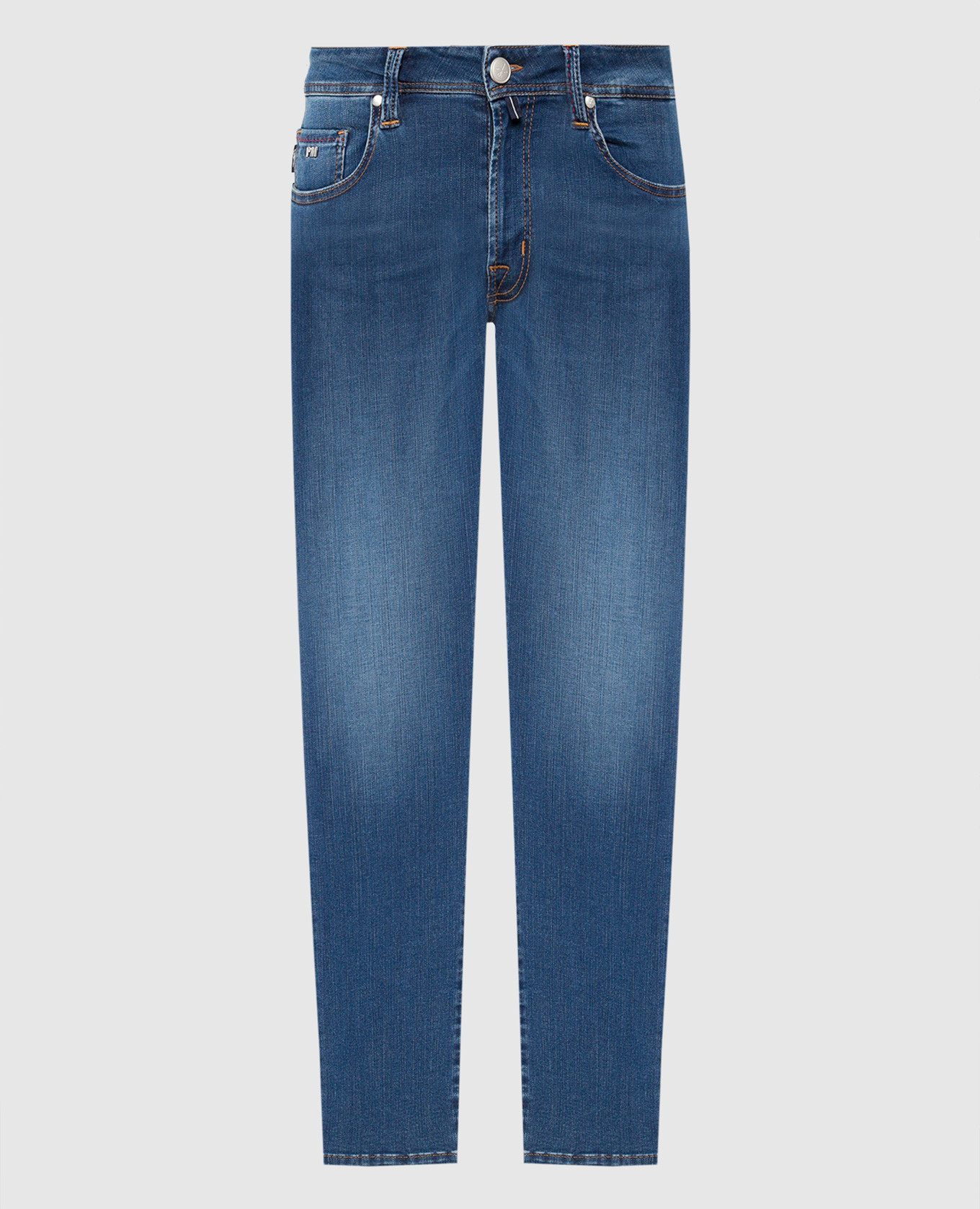 

Blue jeans with a distressed effect Tramarossa