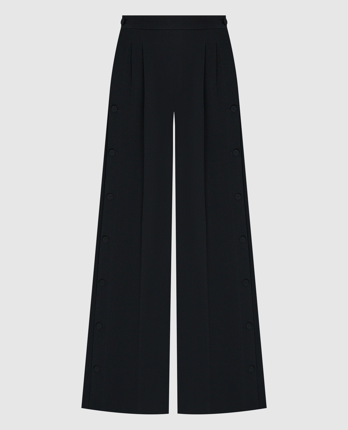 Black pants with slits ermanno scervino