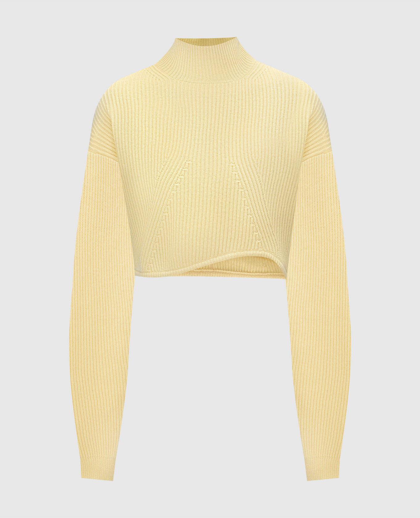 

Yellow cashmere sweater Solotre