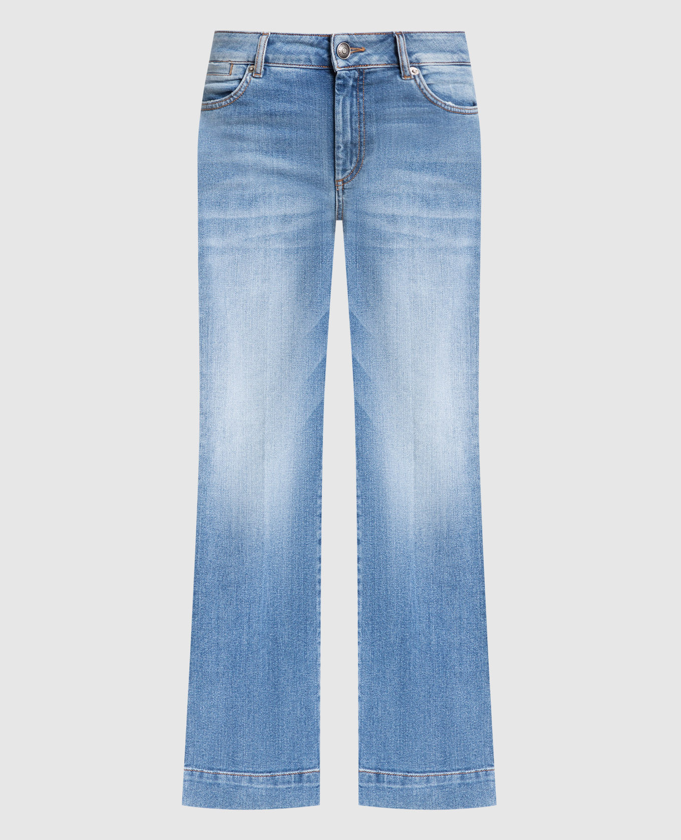 MESSICO blue jeans with a distressed effect Max Mara Sportmax