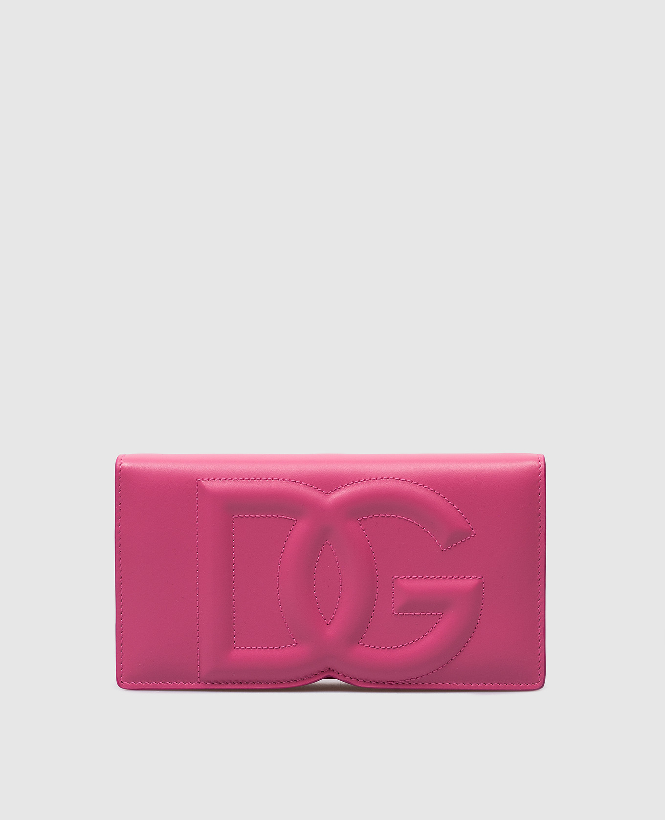 

DG LOGO pink clutch Dolce&Gabbana, Розовый