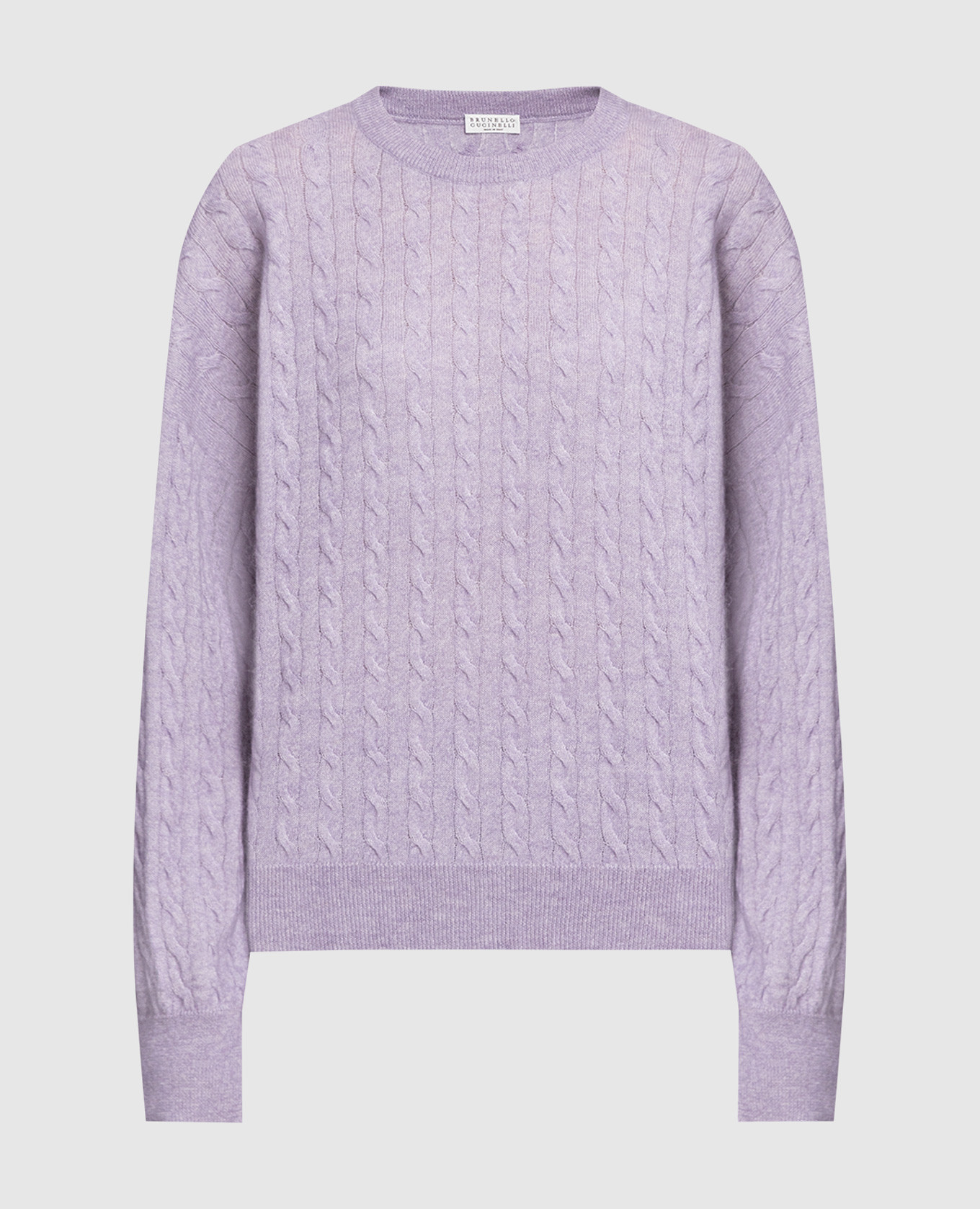 

Purple jumper with monil chain Brunello Cucinelli, Фиолетовый