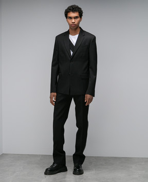 Off-White Black wool blazer OMEN063F23FAB001