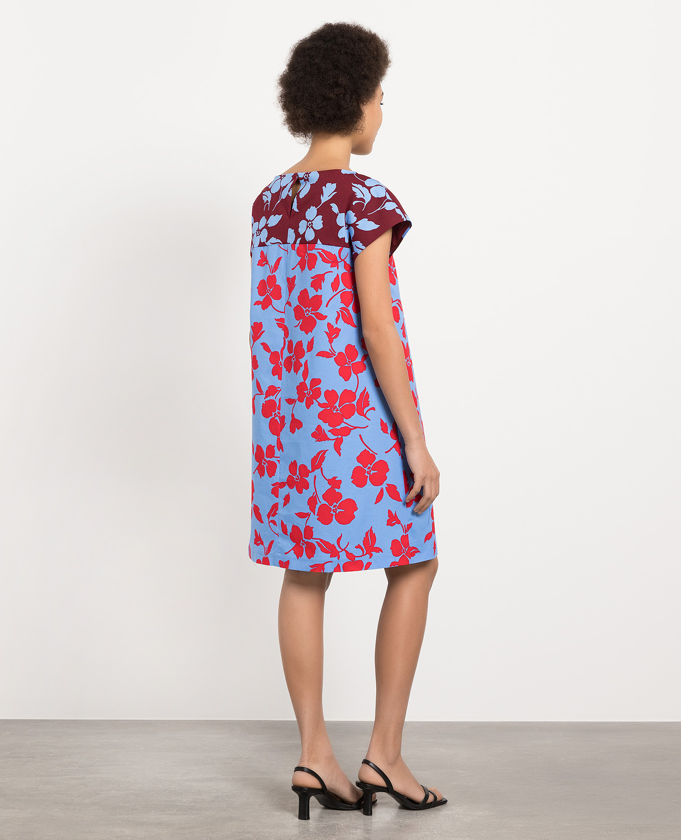 Blue dress Once in a floral print Max Mara Weekend 4