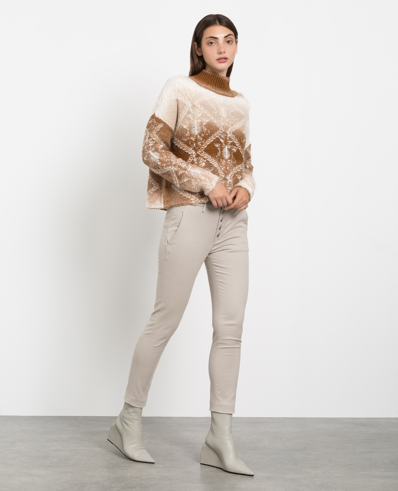 Light gray trousers Dondup 2