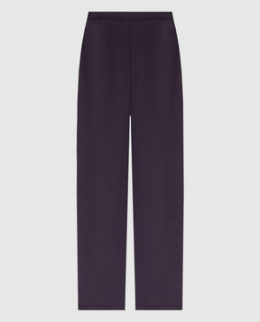 Heron Preston Purple sweatpants with STFU print HWCH006F23JER001