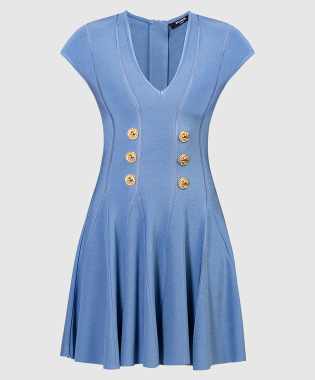 balmain blue and white dress Balmain