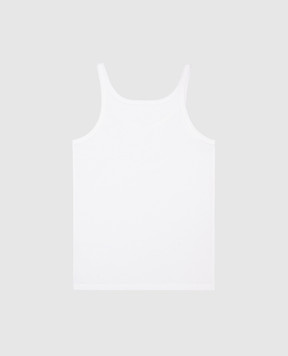 Dolce&Gabbana Children's set of white t-shirts with a logo L4J702G7OCU