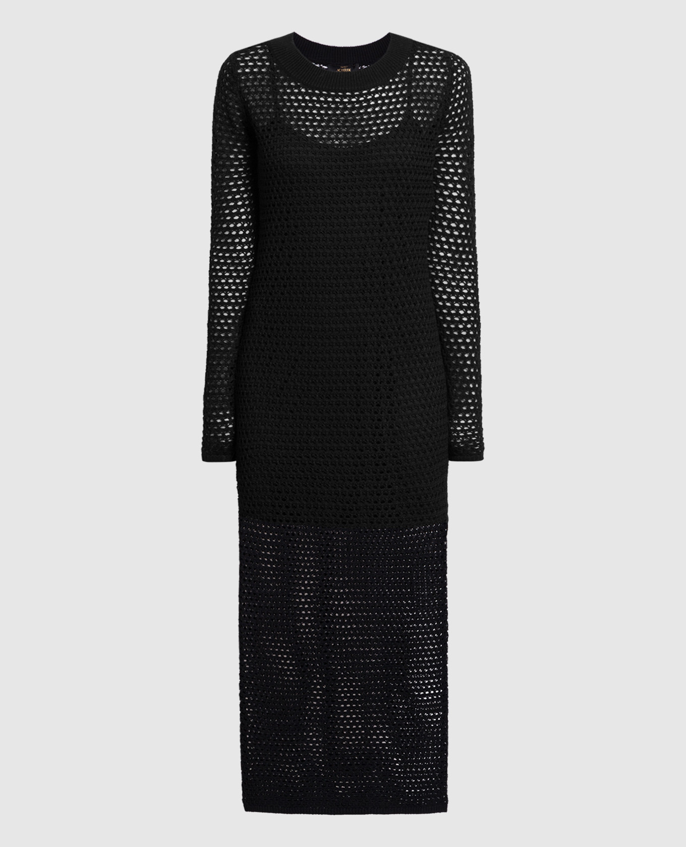 

Black maxi dress Twinset Actitude, Черный
