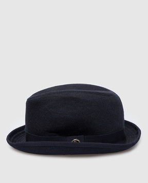 Stefano Ricci Children's blue cashmere hat YVF4352PCA10
