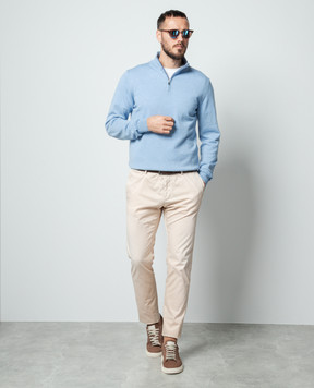 Cashmere&Whiskey Blue woolen jumper 77397