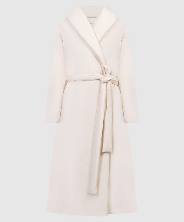 The Row - Beige Francine coat for smell 7473W2845 - shop with