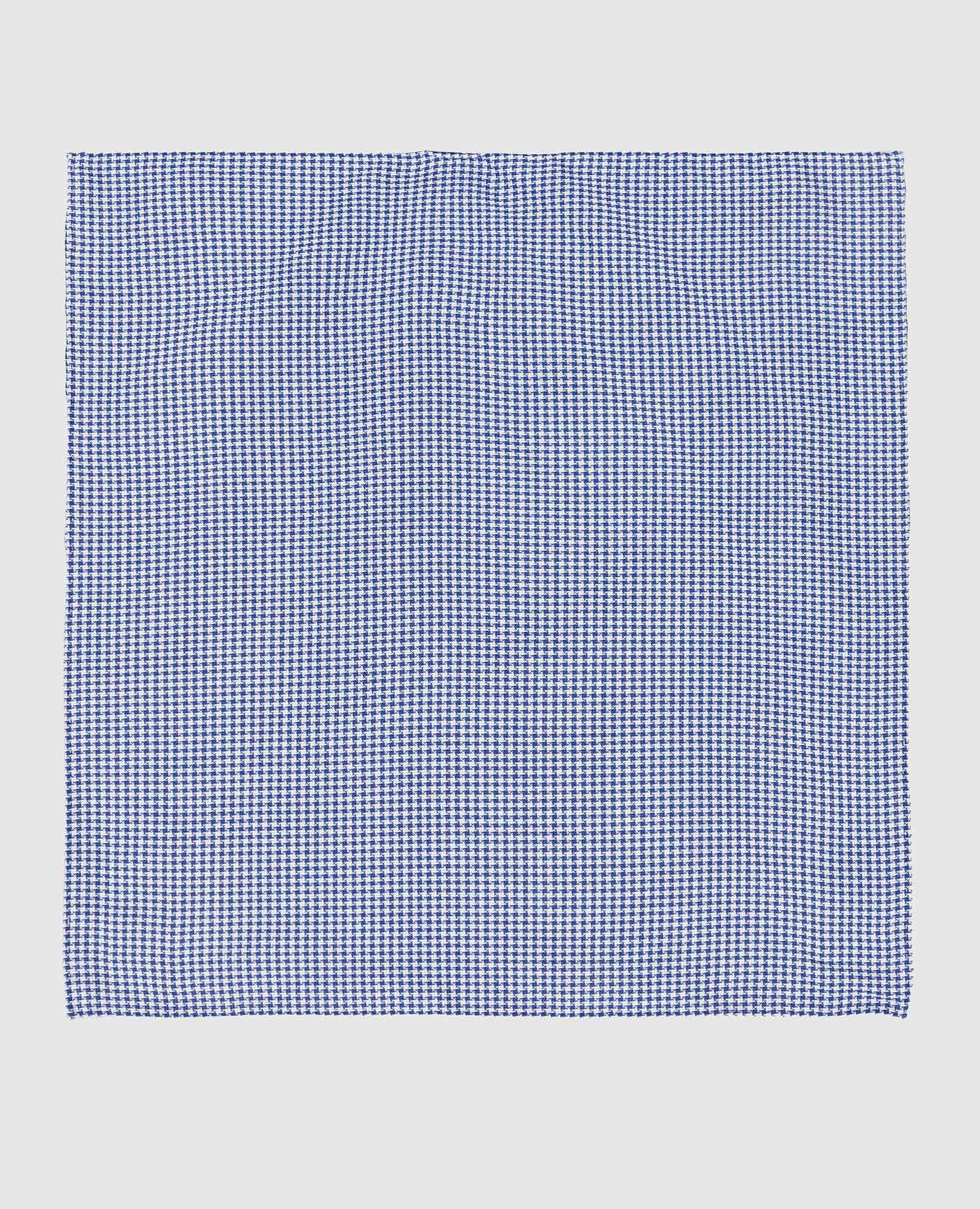 Children's blue houndstooth scarf stefano ricci