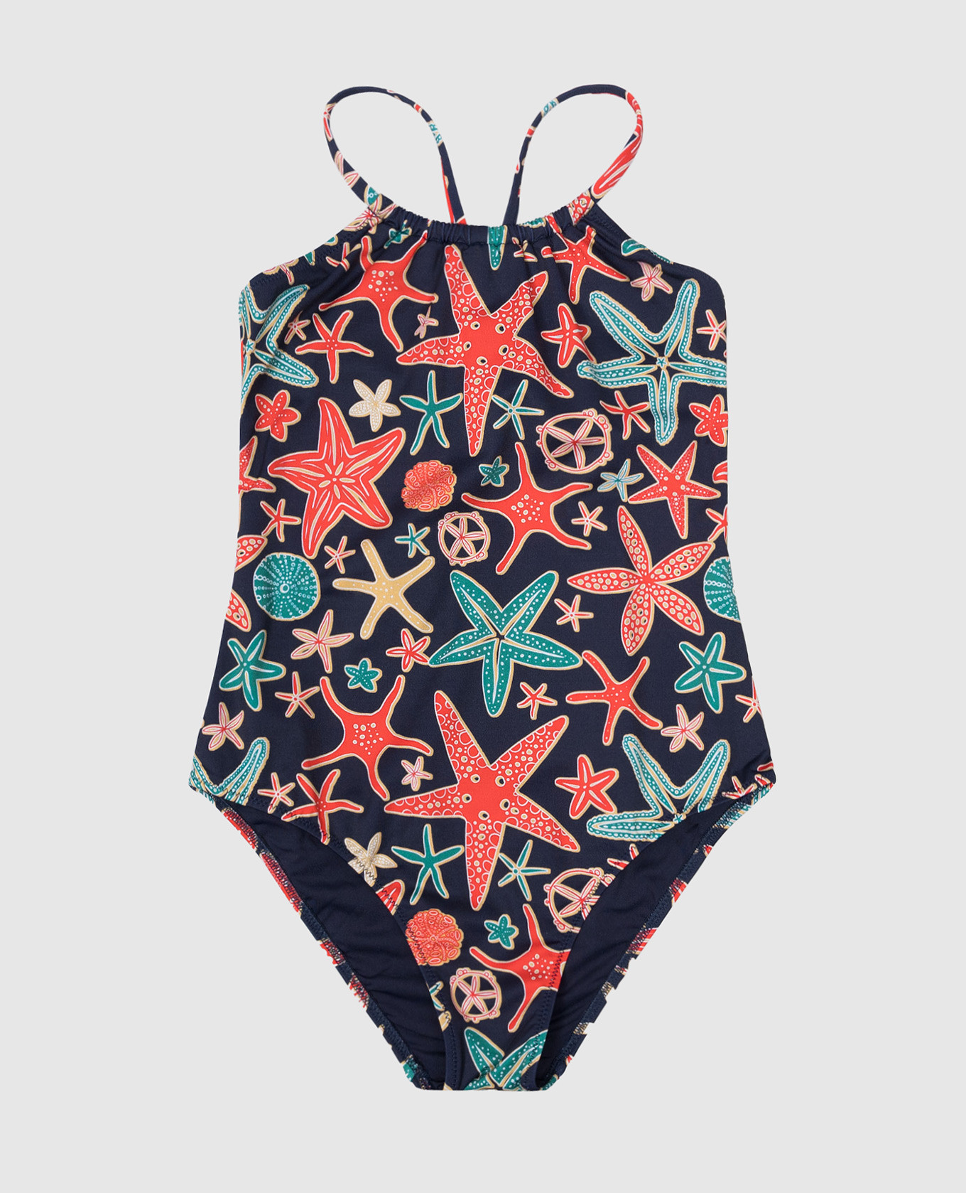 Children's blue gazette holistarfishes print swimsuit vilebrequin