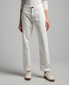 MooRER SANSA white jeans SANSA142