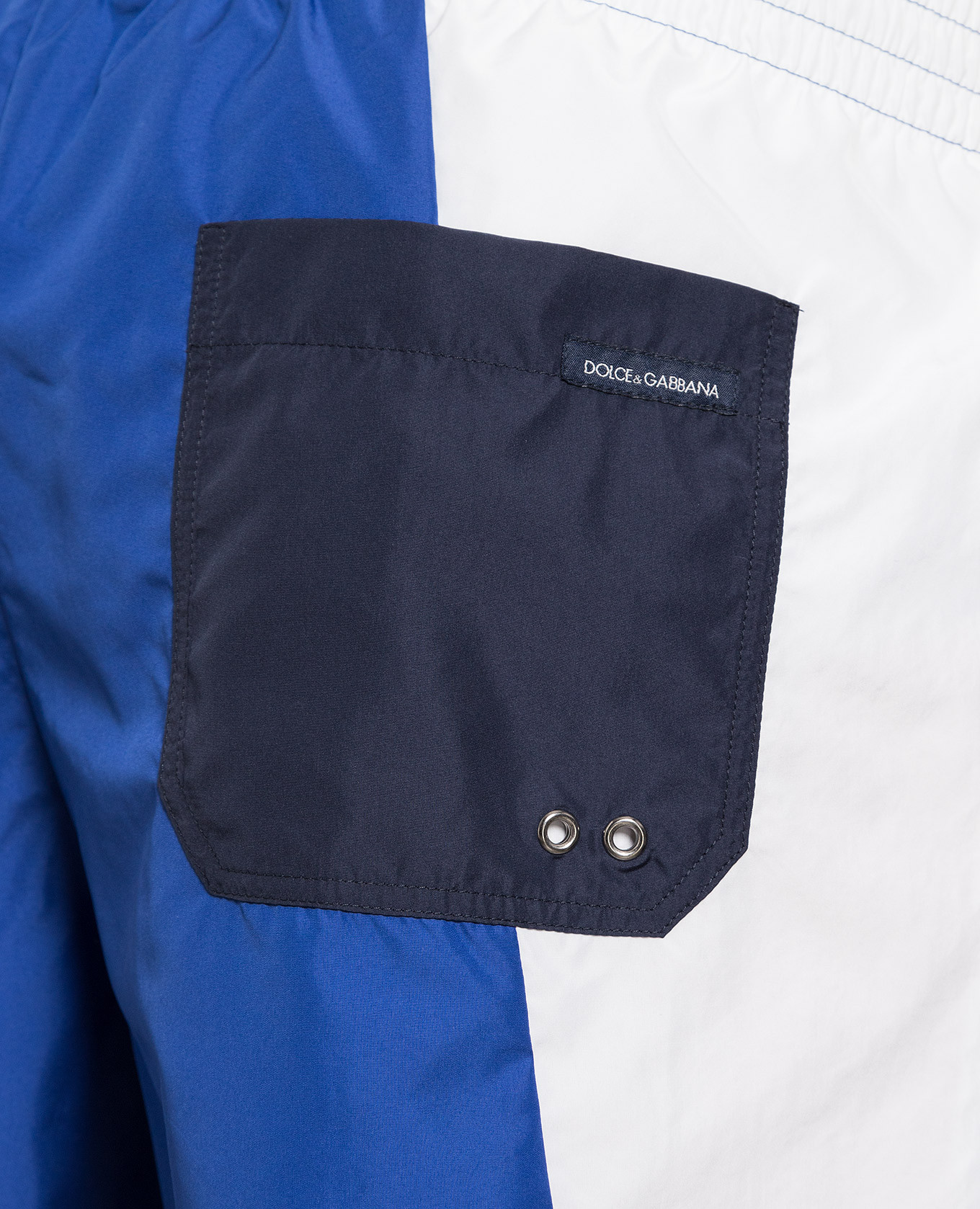 

Blue swim shorts with DG print Dolce&Gabbana