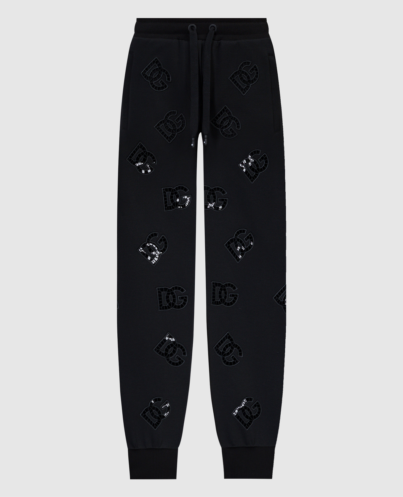 

Black joggers with logo embroidery Dolce&Gabbana