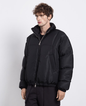 Alexander McQueen Black jacket with Seal embroidery 758808QVR77