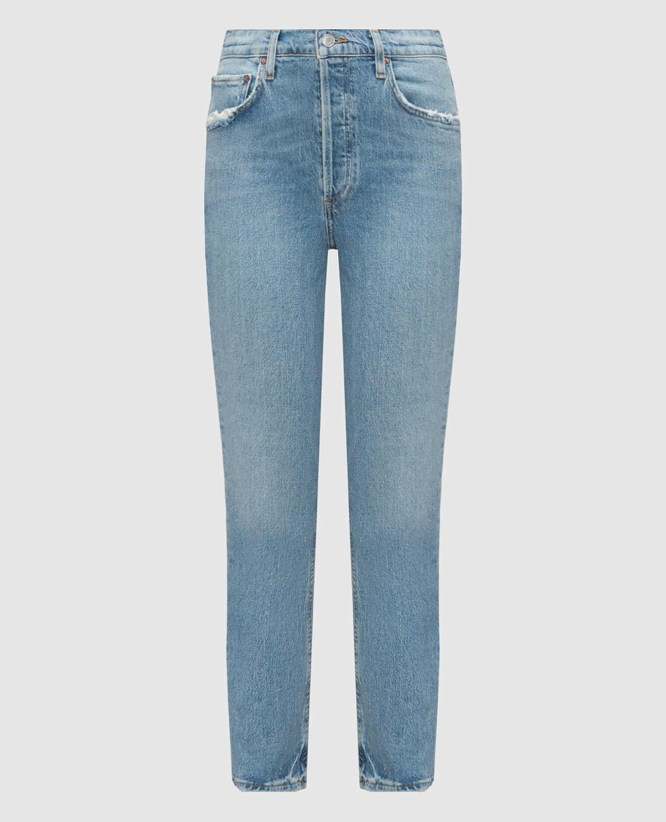 Riley blue distressed jeans AGOLDE