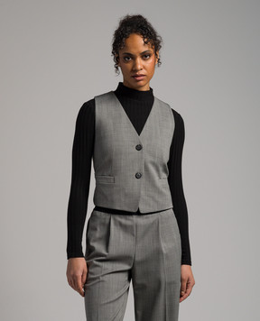 Helmut Lang Gray combined vest N09HW104