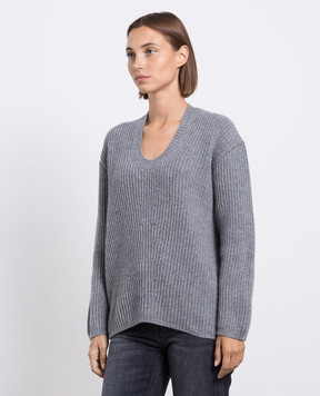 Dondup Gray wool sweater DT299M00885D002