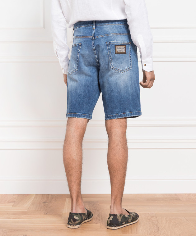 パンツ DOLCE&GABBANA DAMAGE DENIM SHORTS Dolce&Gabbana ドルガバ デニム ショートパンツ ダメージ加工 D&G