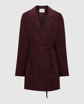 AERON Regent double-breasted burgundy jacket REGENT