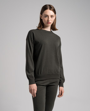 Ballantyne Green wool jumper B1P66212WE4